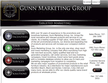 Tablet Screenshot of gunnmarketinggroup.com